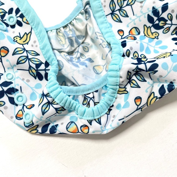 Thirsties Cloth Diaper Cover Bird Floral - Picture 5 of 8